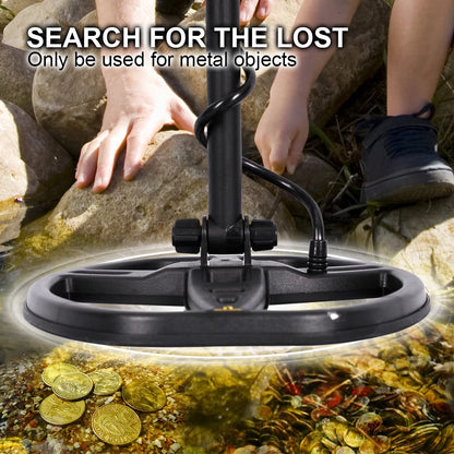 Dry ground and underwater Metal Detector - Perfect to find treasures in places like the beach and parks.